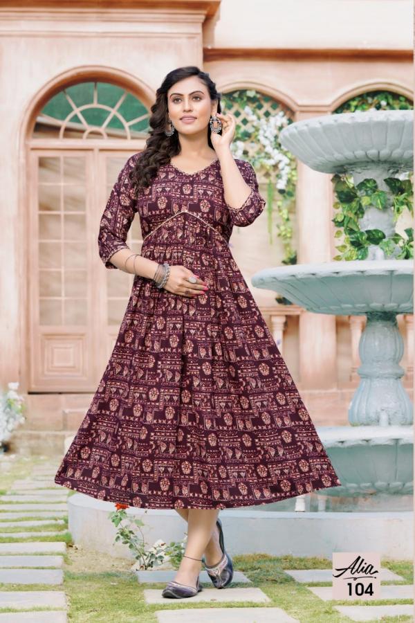 Hirwa Alia Rayon Exclusive Designer Kurti Collection